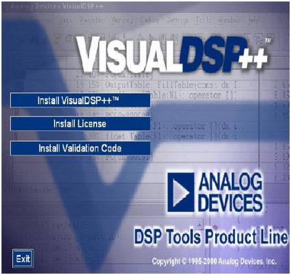 VISUAL DSP++ 3.5 32BIT SHARC