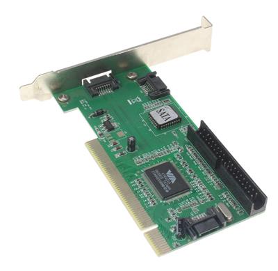 3 PORT SATA PCI EXPANSION CARD & IDE