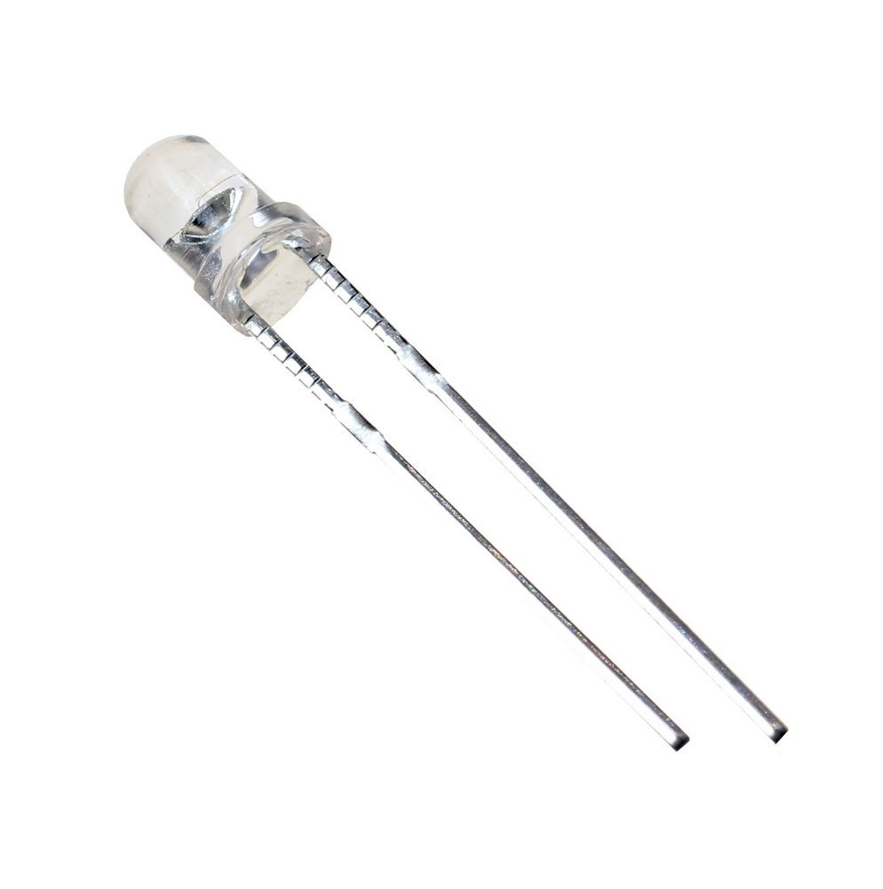 LED 3MM WHITE HIGH BRIGHT | ال ای دی 3 میلی متر سفید