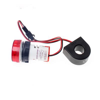 AC VOLTAGE & CURRENT METER R | ولت متر و آمپر متر ac چراغ سیگنالی قرمز