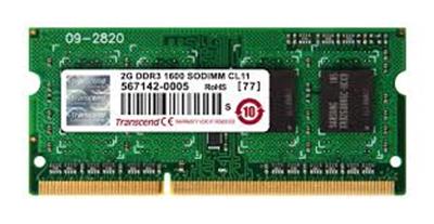 TRANSCEND 2GB 1RX8 DDR3L 1600 SO | TS256MSK64V6N