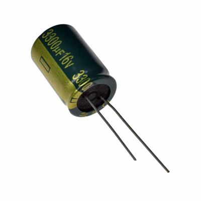 3300UF 16V-13*21-105C-GREEN | 3300UF 16V-13*21-105C-GREEN (LW SERIES) | خازن الکترولیت 3300 میکرو فاراد 16 ولت