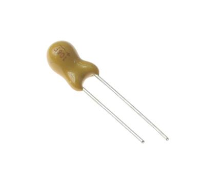 TANTALUM CAPACITOR 10UF 16V | 10UF/16V-T | خازن تانتالیوم 10 میکرو فاراد 16 ولت