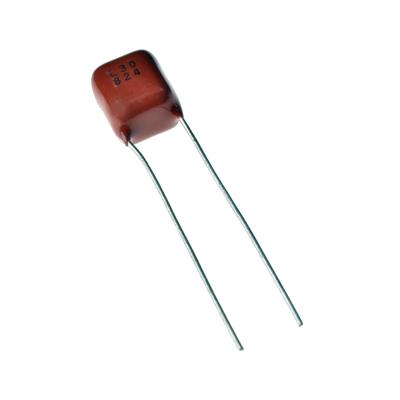 POLYESTER CAPACITOR 820NF 100V | CL21- 824J100V-P5 | خازن پلی استر 820 نانو فاراد 100 ولت