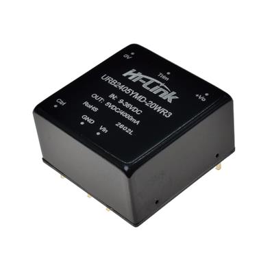 URB2405YMD-20WR3 | مبدل DC به DC ایزوله 24 ولت به 5 ولت 20 وات