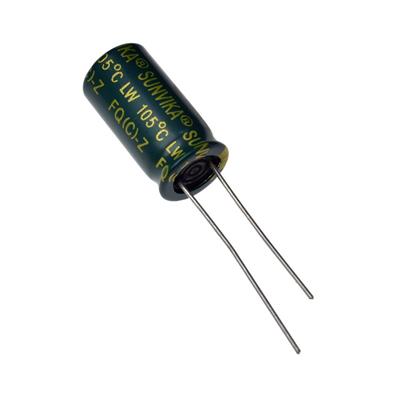 2200UF 16V-10*20-105C-GREEN | 2200UF 16V-10*20-105C-GREEN (LW SERIES) | خازن الکترولیت 2200 میکرو فاراد 16 ولت