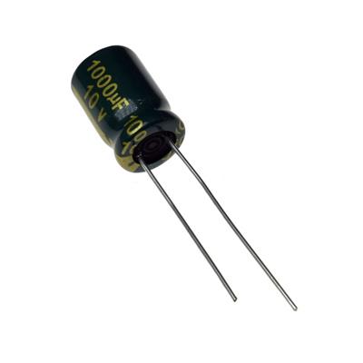 1000UF 10V-8*12-105C-GREEN | 1000UF 10V-8*12-105C-GREEN (LW SERIES) | خازن الکترولیت 1000 میکرو فاراد 10 ولت