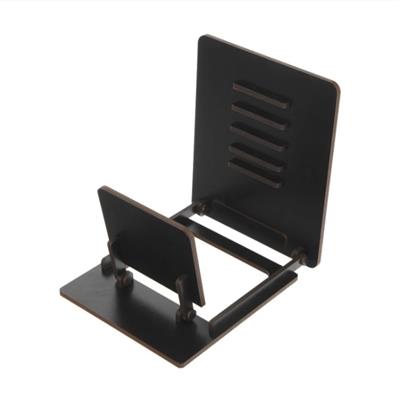 ADJUSTABLE HEIGHT DESKTOP TABLET HOLDER | پایه چوبی نگهدارنده رومیزی گوشی و تبلت با قابلیت تنظیم زاویه و ارتفاع