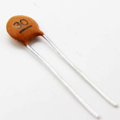 CERAMIC DISC CAPACITOR 30PF 50V | 30PF TOL:20% | خازن عدسی 30 پیکو فاراد