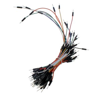 BREADBOARD JUMPERS 65 WIRES | سیم جامپر دو سر نری