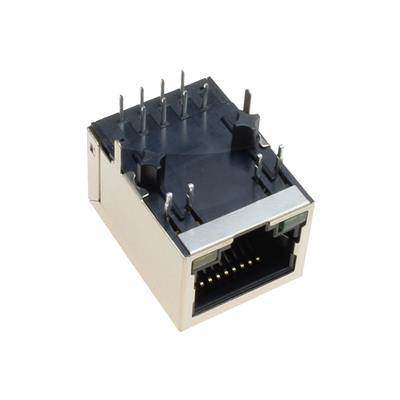 HR911105A | سوکت شبکه مادگی فیلتردار روبردی RJ45 فلزی