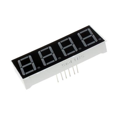 7SEGMENT DISPLAY 4DIGIT COMMON ANODE 19*51 RED | CL5641BS | سون سگمنت آند چهارتایی قرمز 5641 سایز 19*51