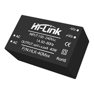 HLK-40M01 | مبدل 220 ولت AC به 5-9-12 ولت DC با حداکثر جریان 4 آمپر
