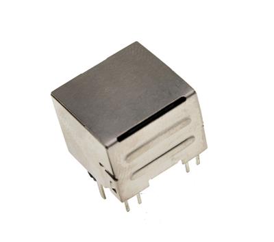 91-RJ01-012 | سوکت شبکه مادگی روبردی RJ45 فلزی چراغ دار