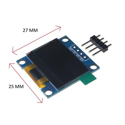 OLED DISPLAY MODULE 128*64 | ماژول نمایشگر oled دو رنگ 0.96 اینچ دارای ارتباط i2c