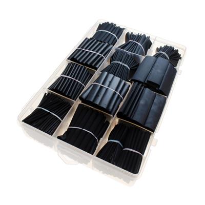 HEAT SHRINKABLE SLEEVE PACK 700PCS BLACK | HEAT SHRINKABLE SLEEVE PACK 700PCS | پک وارنیش حرارتی بسته 700 تایی
