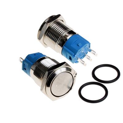 METAL SWITCH WATERPROOF NO LIGHT SELF-LOCKING 16MM | METAL SWITCH WATERPROOF NO LIGHT SELF-LOCKING  16MM
