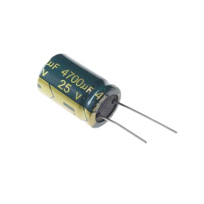 4700UF 25V-16*25-105C-GREEN | LF472M1EBKJ1625VGN | خازن الکترولیت 4700 میکرو فاراد 25 ولت