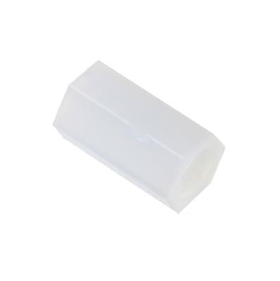 PLASTIC HEX SPACER 10MM H | اسپیسر پلاستیکی دو سر ماده 10 میلی متر