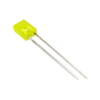 LED RECTANGLE 2*5*7MM YELLOW | 2A5Y3UD14-9A | ال ای دی کتابی زرد