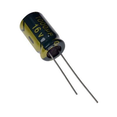 1000UF 16V-10*17-105C-GREEN | 1000UF 16V-10*17-105C-GREEN (LW SERIES) | خازن الکترولیت 1000 میکرو فاراد 16 ولت