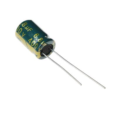 6.8UF 400V-8*12-105C-GREEN | LF6R8M2GBKJ0812VGN