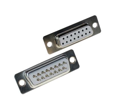 DB15 PIN D-SUB FEMALE | DP-15F-W | دی کانکتور15 پین مادگی سوزنی