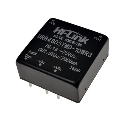 URB4805YMD-10WR3 | مبدل DC به DC ایزوله 48 ولت به 5 ولت 10 وات