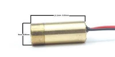 CROSS LASER MODULE  9×21.5MM | 650NM 5MW CROSS 90 DEGREES 3-6V WIRE 80MM
