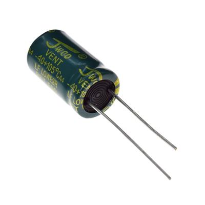 1500UF 16V-10*17-105C-GREEN | LF152M1CBKJ1017VGN | خازن الکترولیت 1500 میکرو فاراد 16 ولت