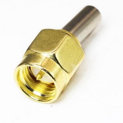 RF MALE SMA CONNECTOR FOR CABLE RG-174 | کانکتور SMA نری صاف برای کابل RG-174