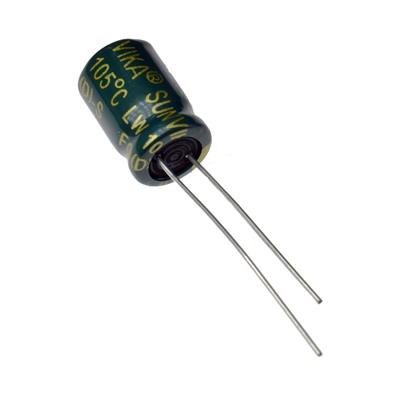 470UF 16V-8*12-105C-GREEN | 470UF 16V-8*12-105C-GREEN (LW SERIES) | خازن الکترولیت 470 میکرو فاراد 16 ولت