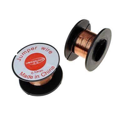 0.1MM DIAMETER COPPER SOLDERING | سیم مسی لاکی 0.1mm قرقره 10متری