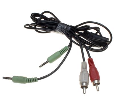 3.5MM STEREO TO DUAL RCA AUDIO ADAPTER