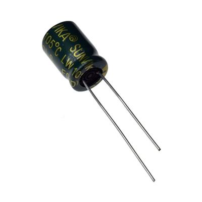 1000UF 10V-8*12-105C-GREEN | 1000UF 10V-8*12-105C-GREEN (LW SERIES) | خازن الکترولیت 1000 میکرو فاراد 10 ولت