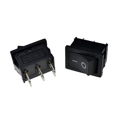 KCD1-102 | KCD1 (6A 250V AC) | کلید راکر دوحالته سه پایه 6 آمپر 21*15*15.5