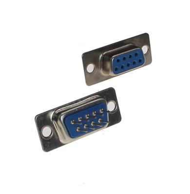 DB9 PIN D-SUB FEMALE WHITE | DP-9F-W | دی کانکتور9 پین مادگی سوزنی