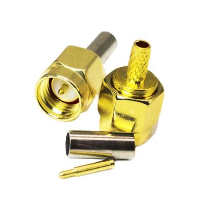 RF MALE SMA CONNECTOR FOR CABLE RG-174 | کانکتور SMA نری صاف برای کابل RG-174