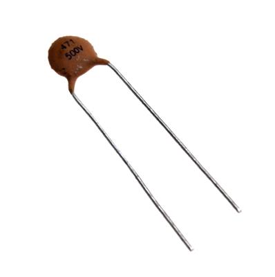 CERAMIC DISC CAPACITOR 470PF 50V | 471PF TOL:20% | خازن عدسی 470 پیکو فاراد