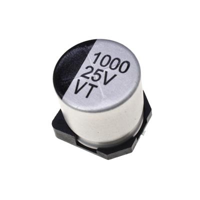 1000UF 25V SMD 12.5*13.5MM | خازن الکترولیت اس ام دی  1000 میکروفاراد 25 ولت