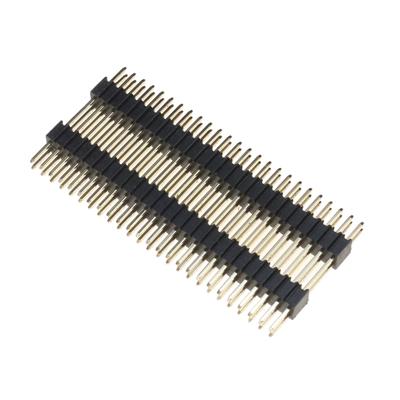 PIN HEADER 2*25 MALE 15.2MM ST 1.27MM