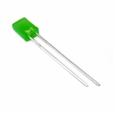 LED RECTANGLE 2*5*7MM GREEN | F2A5G3HD10-A | ال ای دی کتابی سبز
