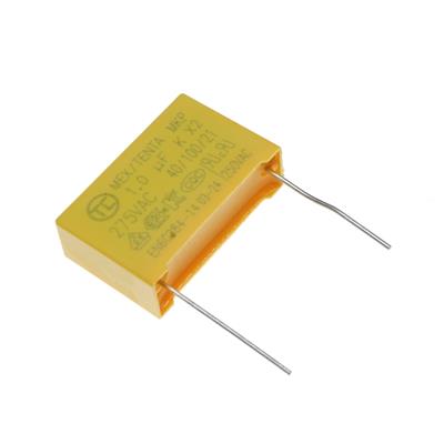 MKT CAPACITOR 1UF 275V X2 22.5MM | 1U K275V X2-22.5MM | خازن ام کا تی 1 میکرو فاراد 630 ولت