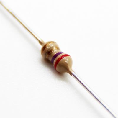 RESISTOR 2.7OHMS 1/8W | CF1/8W-2.7OHM-J-TR | مقاومت 2.7 اهم 1/8 وات 5 درصد