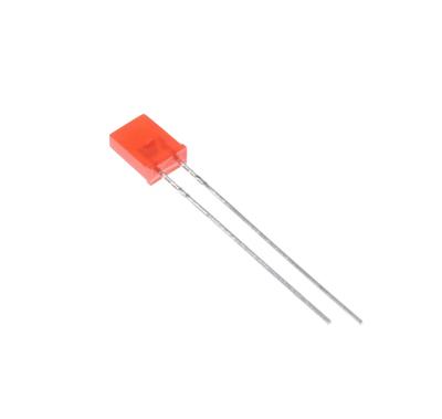LED RECTANGLE 2*5*7MM RED | F2A5R3UD12-A | ال ای دی کتابی قرمز