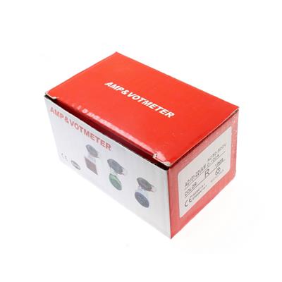 AC VOLTAGE & CURRENT METER R | ولت متر و آمپر متر ac چراغ سیگنالی قرمز