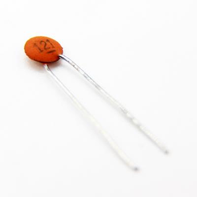 CERAMIC DISC CAPACITOR 120PF 50V | 121PF TOL:20% | خازن عدسی 120 پیکو فاراد