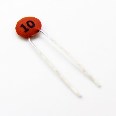 CERAMIC DISC CAPACITOR 10PF 50V | 10PF TOL:20% | خازن عدسی 10 پیکو فاراد