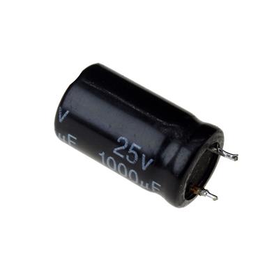 1000UF 25V-10*17-105C-BLACK