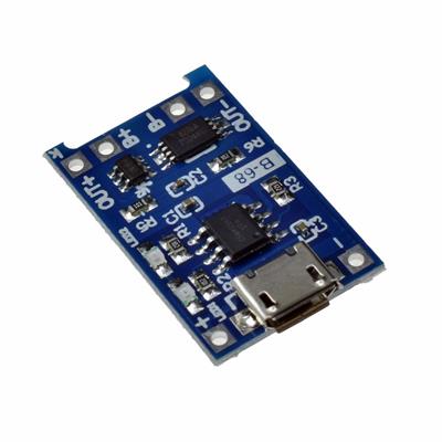 TC4056 MODULE+ | ماژول شارژر باتری لیتیومی 1 آمپر Tp4056 دارای محافظ